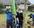 Bild: Klaus Schuster/exb
Die Jungs der Realschule bei der Arbeit.