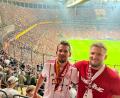 Bild: Nico Roth
Die Bayernfans Dominik Dietrich (links) und Florian Gradl.