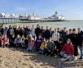 Bild: exb
Die erste Schülergruppe des Kepler-Gymnasiums, die an einer Sprachreise nach Eastbourne teilgenommen hat.