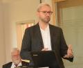 Bild: bey
Sebastian Graef bei seinem Referat "Männer 2.0 - Mannsein heute".
