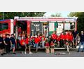 Bild: FFW Ebnath/exb
Die "Löschzwerge" der Feuerwehr Ebnath freuen sich über neue Ausrüstung.