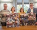 Bild: Michael Golinski/exb
Oberbürgermeister Michael Cerny und die Koordinatorin für kommunale Entwicklungspolitik, Heike Freifrau von Eyb, übergaben an die beiden Vereine Projekthilfe Dr. Luppa und Socialis for the Gambia eine Spende in Höhe von 5241,31 Euro. Von links: Ulrich Siebenbürger (Projekthilfe Dr. Luppa), Heike Freifrau von Eyb, Karin Neumüller (Socialis for the Gambia) und OB Michael Cerny.