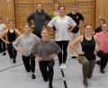 Bild: do
Angeleitet von Janett Mantlik und Theresa Wohlrab trainert die Prinzengarde seit Monaten in der Turnhalle der Volksschule für die Faschingssession 2023/24