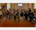 Bild: ds
14 überwiegend jugendliche Bläserinnen und Bläser beteiligten sich am Brass Day im evangelischen Gemeindehaus in Etzelwang.