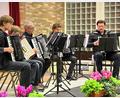Bild: whü
Aufhorchen ließ beim Herbstkonzert der FGV-Musikschule auch das Akkordeonensemble.