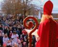 Bild: mab
Er darf als Hauptperson nicht fehlen: Der Nikolaus mit Knecht Rupprecht und Engelschar.