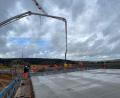 Bild: Stefan Noll
Der Überbau der zweiten Brücke der Westumgehung bei Kümmersbruck wurde Ende Oktober betoniert.