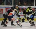 Archivbild: Andreas Brückmann
Auf Michael Kirchberger (rechts, Szene aus dem Heimspiel gegen Geretsried) und den ERSC Amberg kommt am Freitagabend beim Tabellenzweiten EHC Königsbrunn Schwerstarbeit zu.