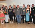 Bild: wro
Bei der Königsproklamation beim Schützenverein Schönhaid wurden Königs- und Wurstketten an die neuen Regenten und ihre Vorgänger übergeben.