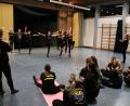 Bild: sne
Voll in der Vorbereitung für die fünfte Jahreszeit: Prinzengarde und Trainerinnen feuern die Jugendgarde an.