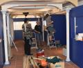 Bild: Thomas Sporrer
Das Aufbauteam der Krippenfreunde arbeitet seit zwei Wochen an der Unterkonstruktion für die große Krippenausstellung im Museumsquartier. Ab Mitte November kommen die Krippenbesitzer mit ihren Schätzen.