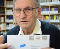 Bild: Kunz
Horst Scheiner (84) und der Brief aus Tschechien.