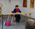 Bild: Kunz
Marianne Ach liest beim Weidener Kunstverein.