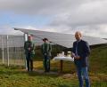 Bild: ak
Ely Eibisch (rechts) bei der Einweihung der neuen Photovoltaikanlage im Oktober 2023.