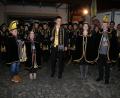 Bild: sne
Faschingspräsident Martin Reis (Mitte) verkündet die neuen Prinzenpaare Benjamin I., Emma I., Melanie I. und Fabian II.