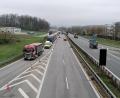 Bild: wrl
Nach einem Unfall auf der A93 wird der Verkehr bei der Anschlussstelle Pfreimd ausgeleitet.