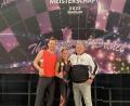 Bild: Schmid/privat
Dominik Stubenvoll, Antonia Schmid und ihr Trainer in Bochum.