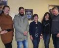 Bild: ubb
Schauspielerin Ann-Kathrin Krauß, Kinobesucher Michael Kircher, Kinobetreiberin Christine Hegen und das Produzentenehepaar Jutta Jahreis und Michael von Hohenberg (von links) stellten sich zu einem Erinnerungsfoto.
