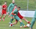 Archivbild: Hubert Ziegler
Dominik Haller (vorne/Szene aus dem Spiel gegen Donaustauf) brachte Gebenbach in Ingolstadt mit 1:0 in Führung. Am Ende hieß es 1.1.