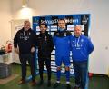 Bild: Nachtigall/exb
Erfolgsmeldung nach dem Sieg gegen Roding: SpVgg-SV-Vorsitzender Michael Kurz (rechts) und Sportdirektor Rüdiger Hügel (links) freuen sich, dass Igli Cami (Zweiter von links) und Maurico Göhlert länger am Wasserwerk bleiben.