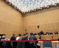 Bild: pmua
Das hohe Gericht: Im Schwurgerichtssaal verhandelte die Große Strafkammer am Montag den achten Prozesstag im WSW-Verfahren.