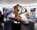 Bild: M. Pössel/HdA/exb
Das Weltraumteleskop ist das Herzstück einer Ausstellung, die im Beruflichen Schulzentrum in Amberg gezeigt wird.