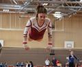 Archivbild: Julia Ritter/exb
Die Turnerinnen der TG Tirschenreuth belegten beim Landesfinale im Bayernpokal in der Wettkampfklasse 11 den zehnten Platz. Zum Team gehörte Anna Schramm (Bild).