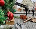 Bild: srm
Am Donnerstag, 30. November, sind hoffentlich alle Buden aufgebaut. Denn dann wird der Weidener Christkindlmarkt eröffnet.