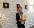 Bild: krb
Holzkunstwerke im Kaffeekollektiv.