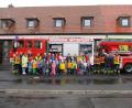 Bild: Kinderhaus &quot;Die kleinen Hankerler&quot;/exb
Die Mädchen und Buben des Kinderhauses "Die kleinen Hankerler" statteten der Feuerwehr Mitterteich einen Besuch ab.