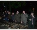 Bild: bey
Nach dem Jägerschlag mussten die Jungjäger ein Viertel ""Wildschweiß" in einem Zug trinken - mit der linken Hand.