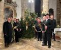 Bild: exb
Kreisgruppenvorsitzender Jagd Kemnath Dr. Wolfgang Schinner (von links) und Pfarrer Thomas Kraus mit der Bläsergruppe Hohes Fichtelgebirge bei der Hubertusmesse.