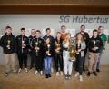 Bild: gz
Die besten Schützen des Gaujugendpokalschießens in Eslarn. Die Gautrophäe sichern sich die Oberlinder.