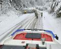 Bild: Kreisbrandinspektion
Die Schneefälle der vergangenen Tage führten im Landkreis Amberg-Sulzbach - im Bild ein Straßenabschnitt zwischen Freudenberg und Hainstetten - zu vielen umgestürzten Bäumen , die von den Feuerwehren beseitigt werden mussten.