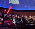 Bild: Stefan Seitz/exb
Ein ungewöhnlicher Konzertort für die Neunburger Stadtkapelle: Die Sternenkuppel des Planetariums Nürnberg.