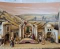 Bild: wec
Eine Miniatur-Ausgabe der orientalischen Krippendarstellung, die der Künstler Hans-Georg Hierl auf Schloss Guteneck in Lebensgröße geschaffen hat. Diese hier hat Elisabeth Vogl nach der fotografischen Vorlage nachgebaut, den Hintergrund hat Hierl gemalt.