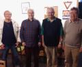 Bild: Schachclub Mitterteich/exb
Die Kreis-Blitz-Einzelmeisterschaft fand kürzlich in Mitterteich statt. Im Bild (von links) Michael Mücke, Paul Trapp, Turniersieger Thoralf Kirschnek und Kreisspielleiter Karl-Johan Laustsen.