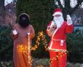 Bild: Daniel Wanninger, Stadtwerke Amberg/exb
Am 6. Dezember 2023 sind Nikolaus (Alfons Wanninger) und Knecht Ruprecht (Sabine Singer) im Kurfürstenbad Amberg zu Gast. Viel Spaß und eine Kleinigkeit (solange das, was im Sack ist, reicht) versüßen die Vorweihnachtszeit für die Besucher an diesem Tag.