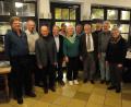 Bild: Marcus Rebmann/exb
Der neue Vorstand und die Geehrten des Briefmarkensammlervereins (von links): Heinz Bauer, Günter Heidingsfelder, Klaus Schmien, Josef Schlaffer, Andreas Heinl, Edina Tschernich, Werner Zylowski, Vorsitzender Hans Dietmayr, Klaus Tschierschke, Michael Müller und Marianne Schmien.