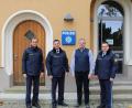 Bild: PP Oberpfalz/exb
Polizeihauptkommissar Florian Beck (Zweiter von links) ist neuer stellvertretender Leiter der Polizeiinspektion Burglengenfeld.