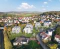 Grafik: Weigl Arial GmbH/exb
Im Bereich Nabburger Straße und Anton-Bruckner-Weg soll der "Wohnpark am Miesberg" errichtet werden. Die fünf Wohngebäude bieten Platz für 35 Wohneinheiten.