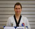 Bild: Jürgen Brand/exb
Christian Pirner vom TuS Rosenberg erhielt in Fürth den 6. Dan im Taekwondo.