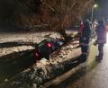Bild: Feuerwehr Kastl
Bei Wolfersfeld ist ein Auto in den Graben gerutscht.