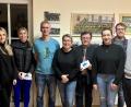 Bild: Ski-Club Tirschenreuth/exb
Neuwahlen und Ehrungen standen am beim Ski-Club. Im Bild: (von links) Marco Röckl, Stefanie Kahrig, Miriam Kiermaier, Dieter Gürster, Sandra Gürster, Konrad Schedl, Katharina Zant, David Malzer und Vorsitzender Alexander Schirmer.