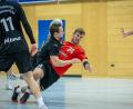 Archivbild: Günter Uschold
Michael Fleischer (rotes Trikot) und die Handballer des HV Oberviechtach hatten zuletzt große Probleme, sich durchzusetzen - wie in dieser Szene aus dem Derby gegen die HSG Nabburg-Schwarzenfeld.