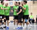 Archivbild: Hubert Ziegler
Spielertrainer Florian Birner (Dritter von rechts) muss vor dem Heimspiel seines VC Amberg gegen den TSV Eibelstadt ein Personal-Puzzle lösen.