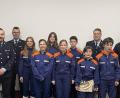 Bild: u
Steiningloh-Urspring hat wieder eine Jugendfeuerwehr: Zweiter Kommandant Quirin Stauber, (von links), Kommandant Josef Giehrl, Valentina Lederer, Laura Kummer, Hanna Ries-Pfab, Amy Pfab, Jannis Fischer, Anna Eierer, Jugendwart Tobias Kummer, Markus Eierer und Kreisbrandmeister Marco Weiß.
