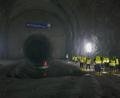 Bild: Feuerwehr Mitterteich/exb
Eine Gruppe der Feuerwehr Mitterteich besichtigte die Baustelle des künftigen Brenner-Basistunnels.