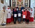 Bild: exb/Johanna Hauer
Fünf neue Gesichter unterstützen in Zukunft das liturgische Team der katholischen Pfarrei St. Pankratius Parkstein.