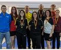 Bild: ruw
Kreisspielleiter Uwe Rupprecht (links) gratulierte den erfolgreichen Sportlerinnen und Sportlern und wünschte viel Erfolg bei den anstehenden Bezirksmeisterschaften im Mai. Von links: Anna-Lisa Lippert, Julia Feit, Niklas Plößel, Mona Bauer, Marcus Gevatter, Beate Karl, Christopher Hiltl, Christine Graf.